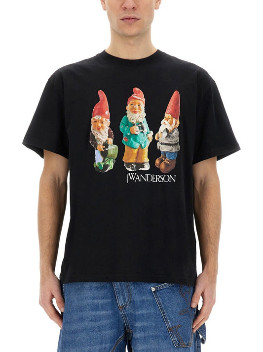 jw anderson "GNOME TRIO" T-SHIRT