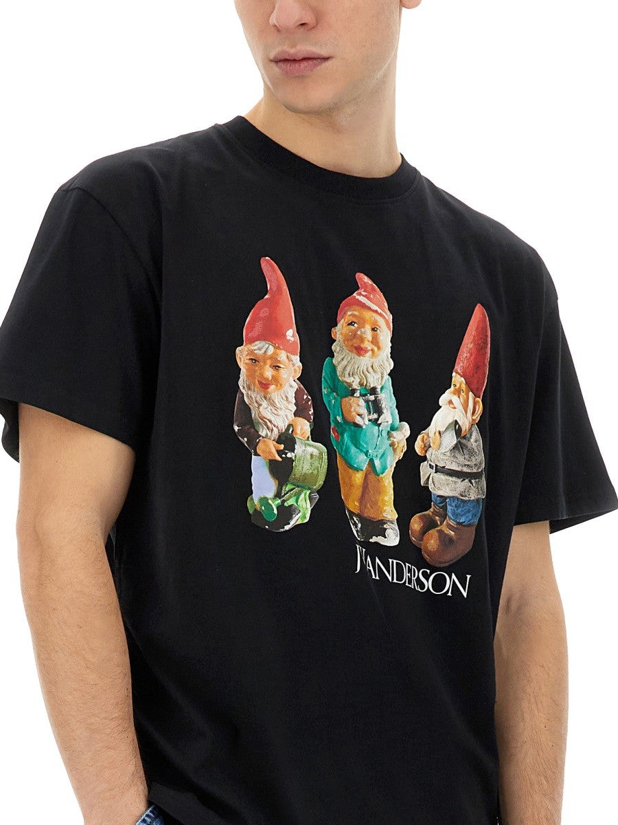 jw anderson "GNOME TRIO" T-SHIRT