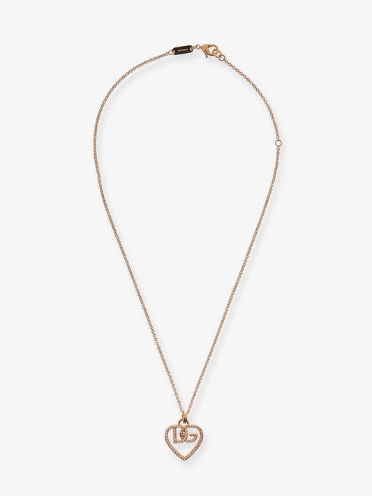 Dolce & Gabbana Gold necklace with rhinestones