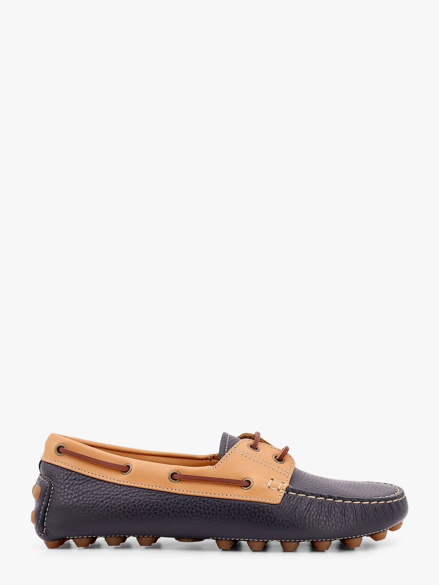 TOD'S Gommino bubble leather lace up boat shoe