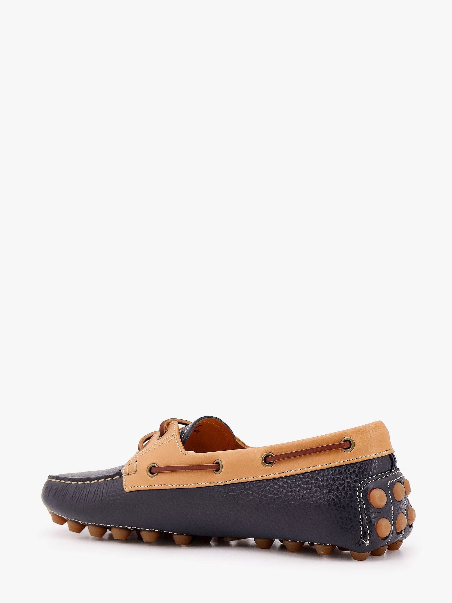TOD'S Gommino bubble leather lace up boat shoe