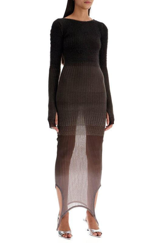 The Attico "gradient knit dress in seven