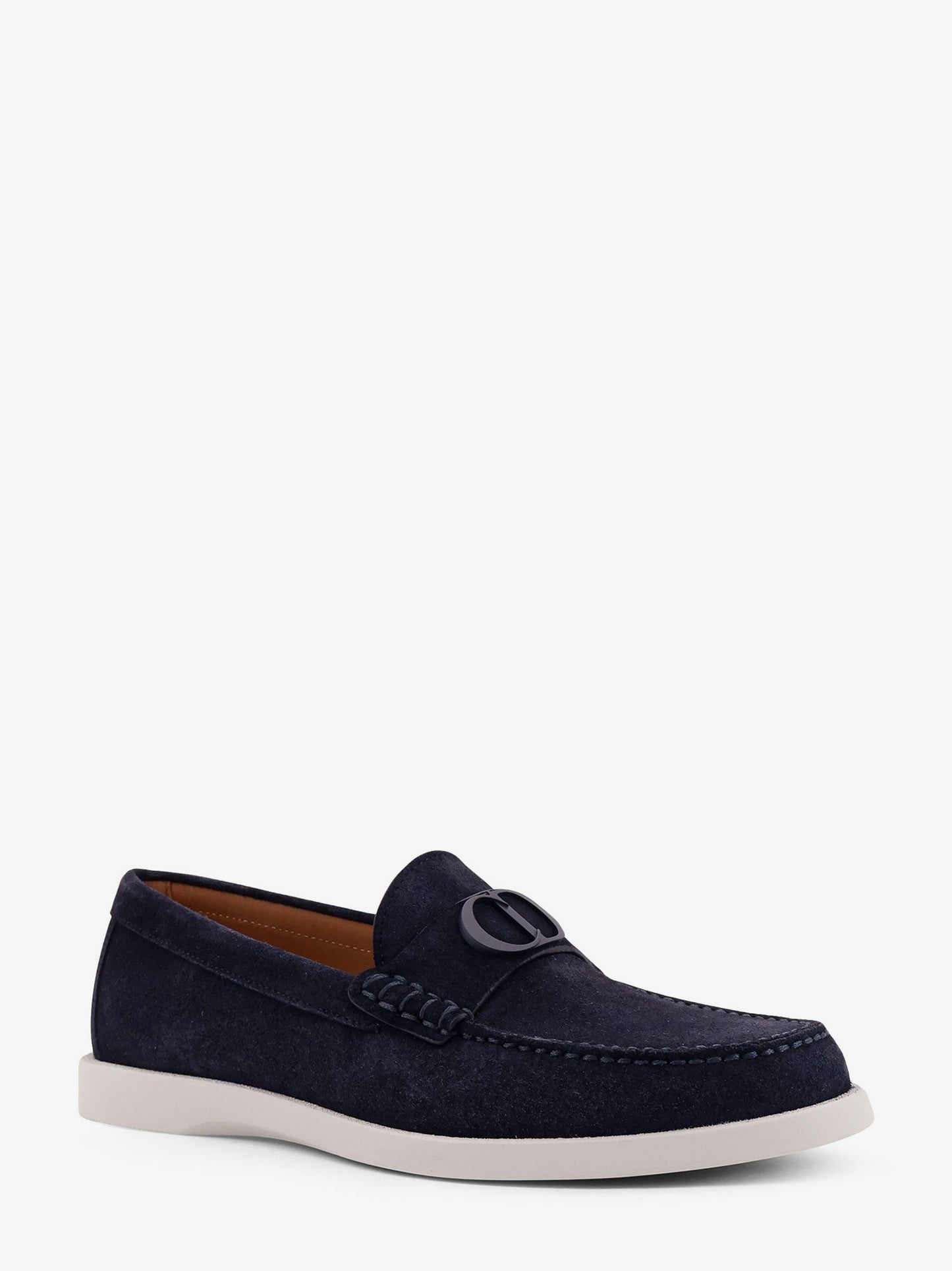 Dior Granville suede loafers with monogram