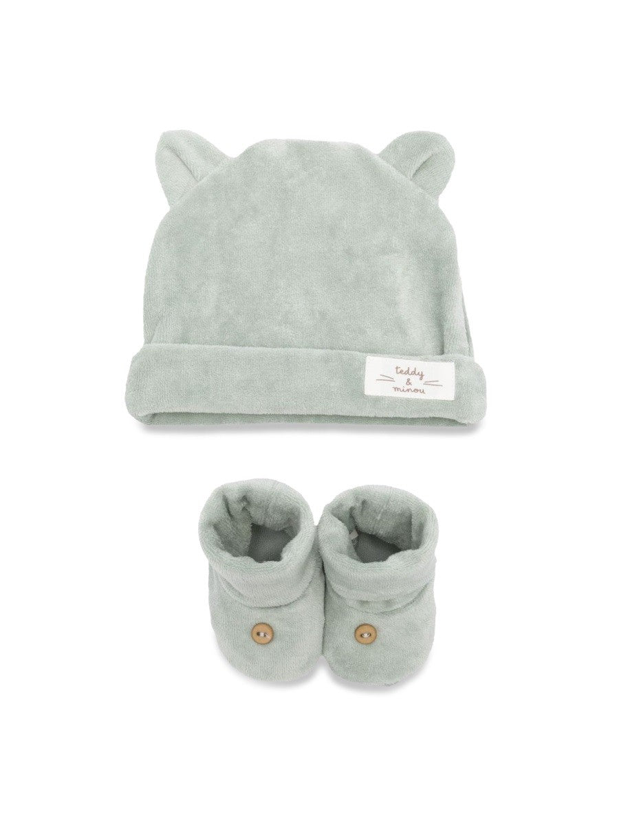 TEDDY & MINOU HAT AND BOOTIES