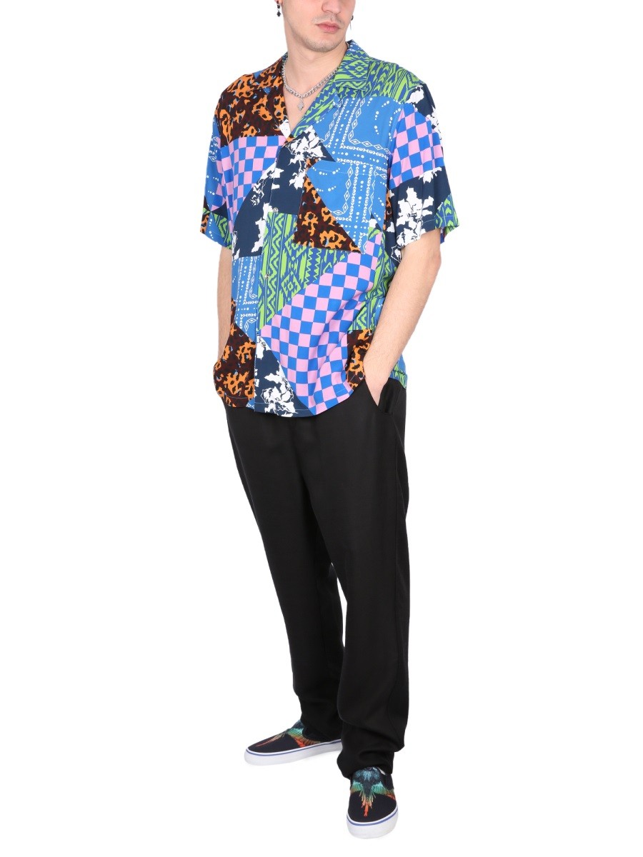 MARCELO BURLON COUNTY OF MILAN HAWAII MIX & MATCH SHIRT