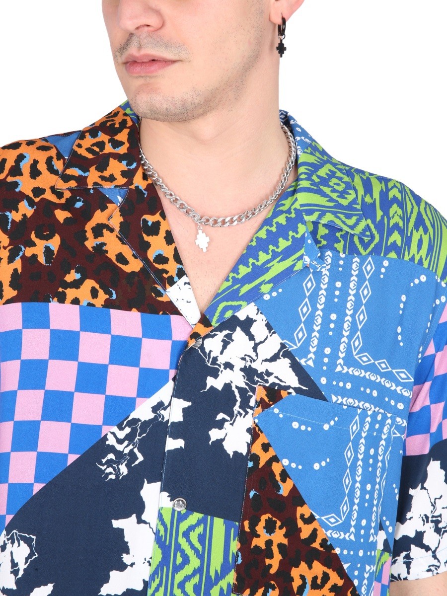 MARCELO BURLON COUNTY OF MILAN HAWAII MIX & MATCH SHIRT