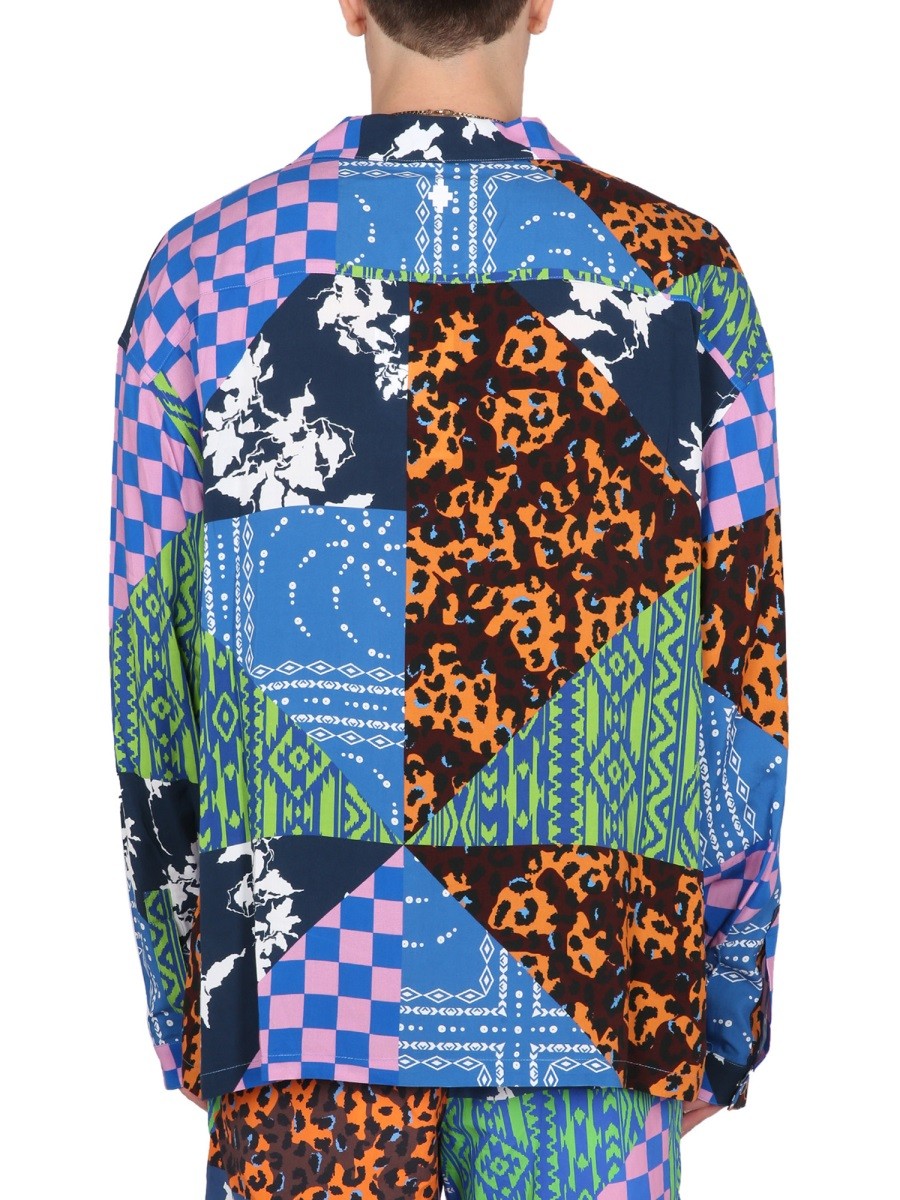 MARCELO BURLON COUNTY OF MILAN HAWAII MIX & MATCH SHIRT