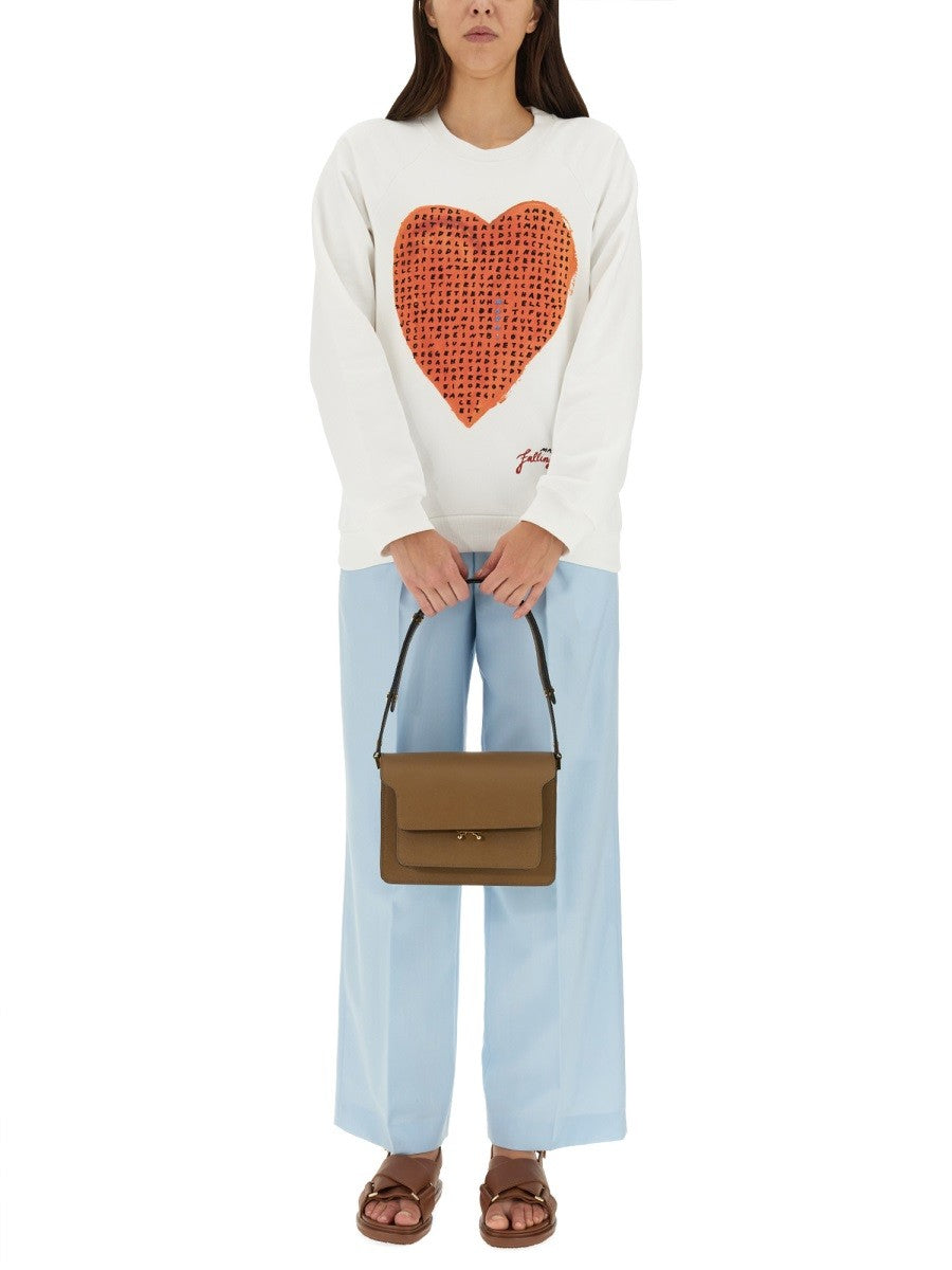 Marni HEART CRUCIPUZZLE SWEATSHIRT