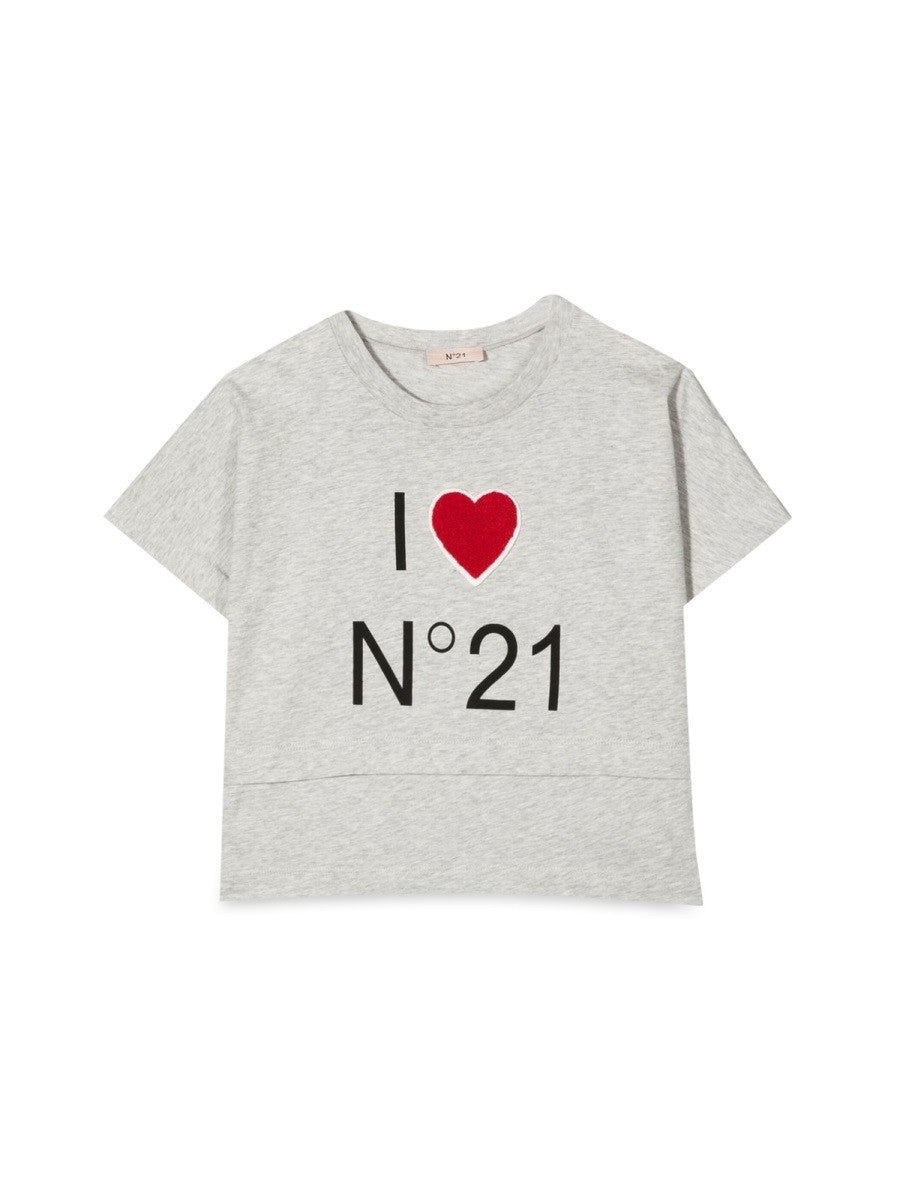 N°21 HEART LOGO T-SHIRT