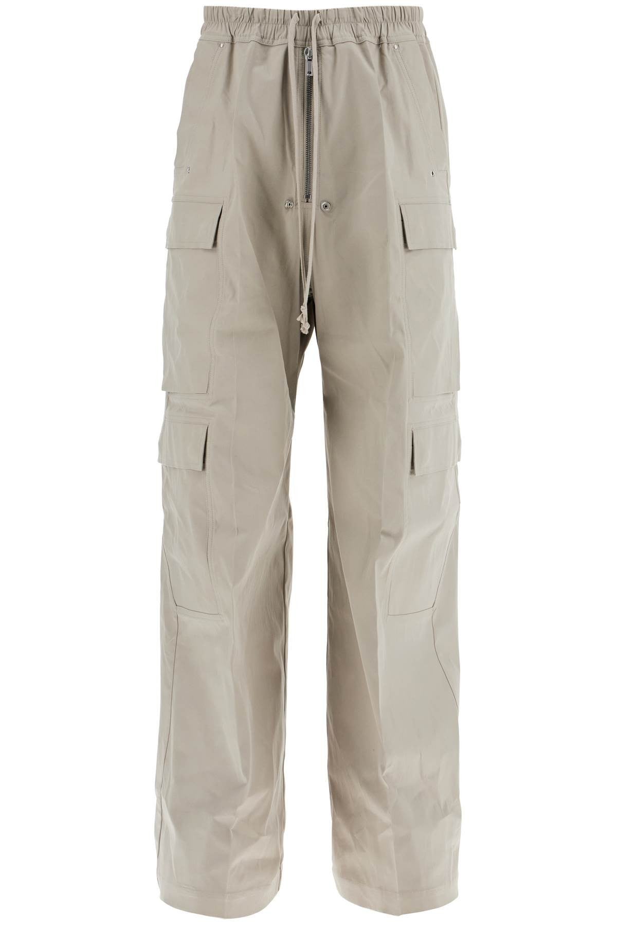 RICK OWENS heavy poplin cargo pants with belas