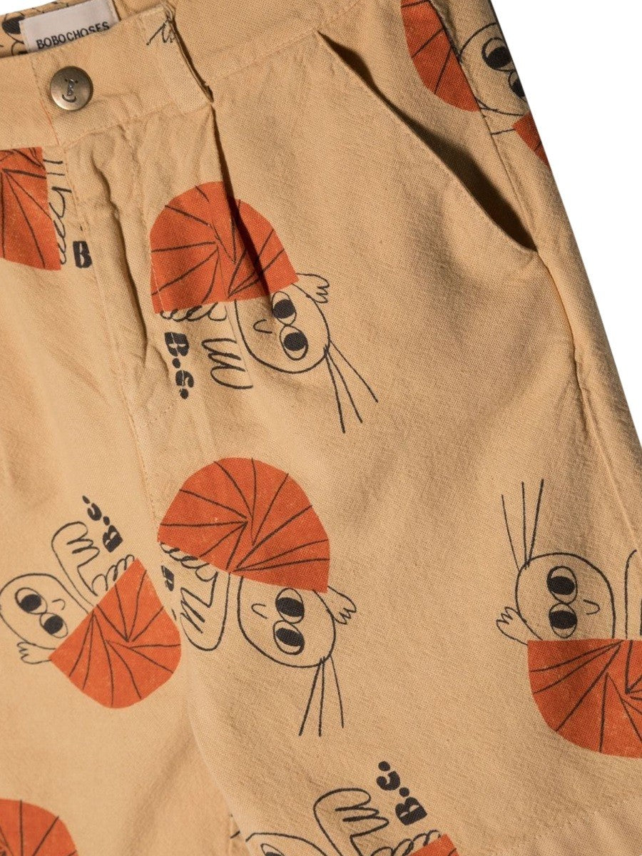 BOBO CHOSES hermit crab all over woven bermuda shorts