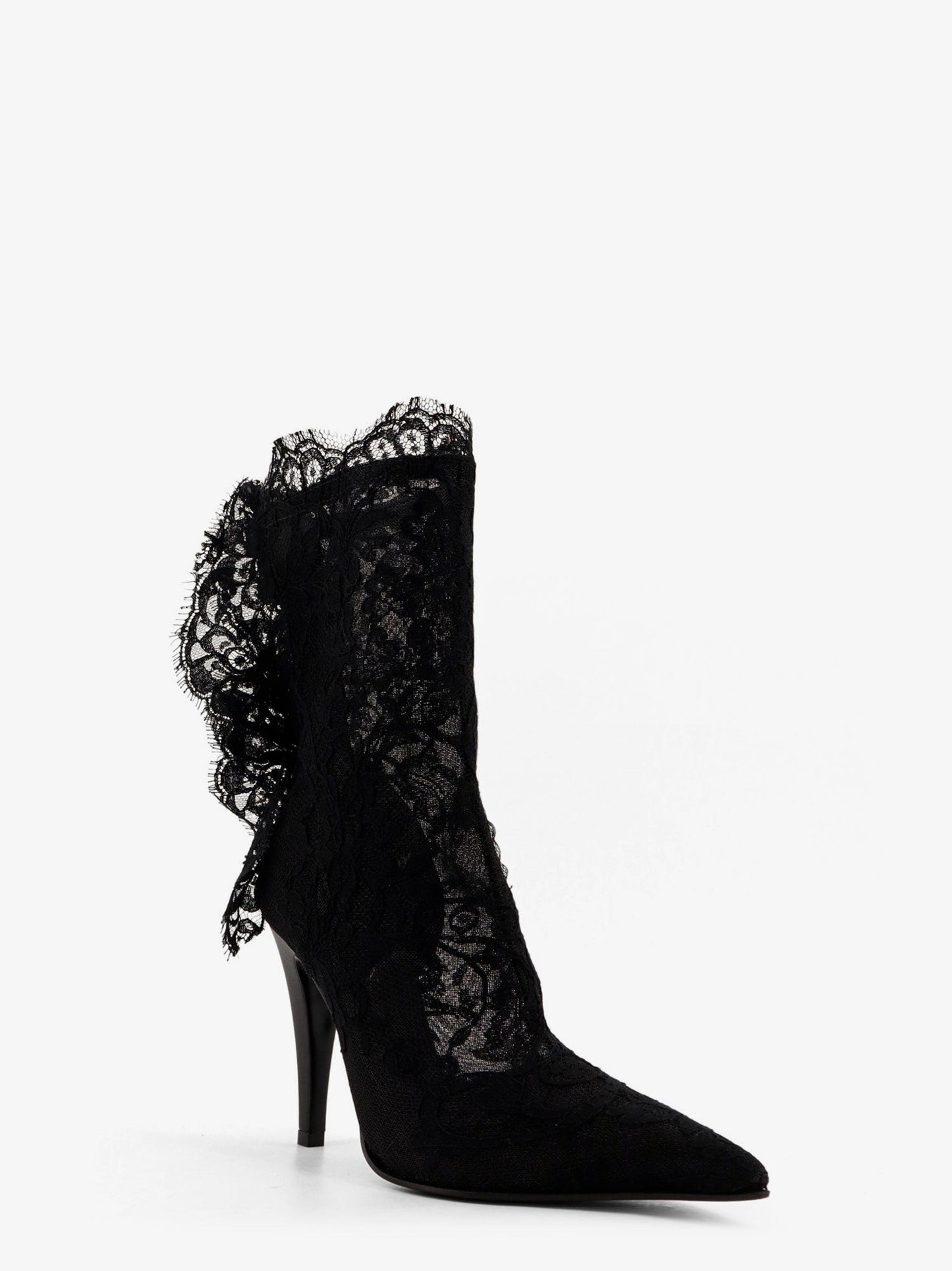 Alexander Mcqueen Heron lace boots