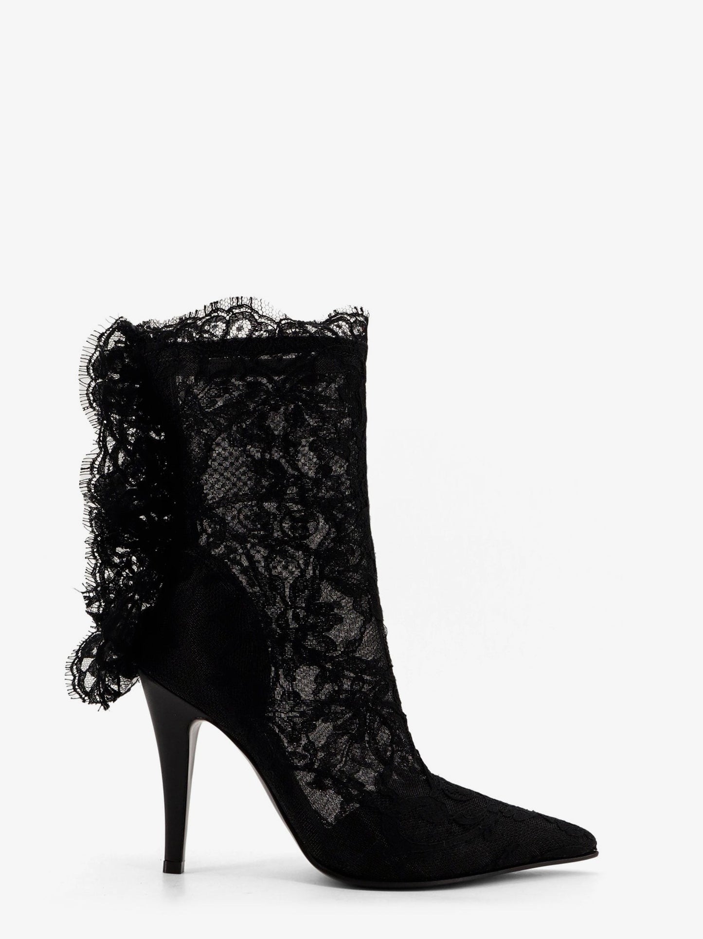 Alexander Mcqueen Heron lace boots