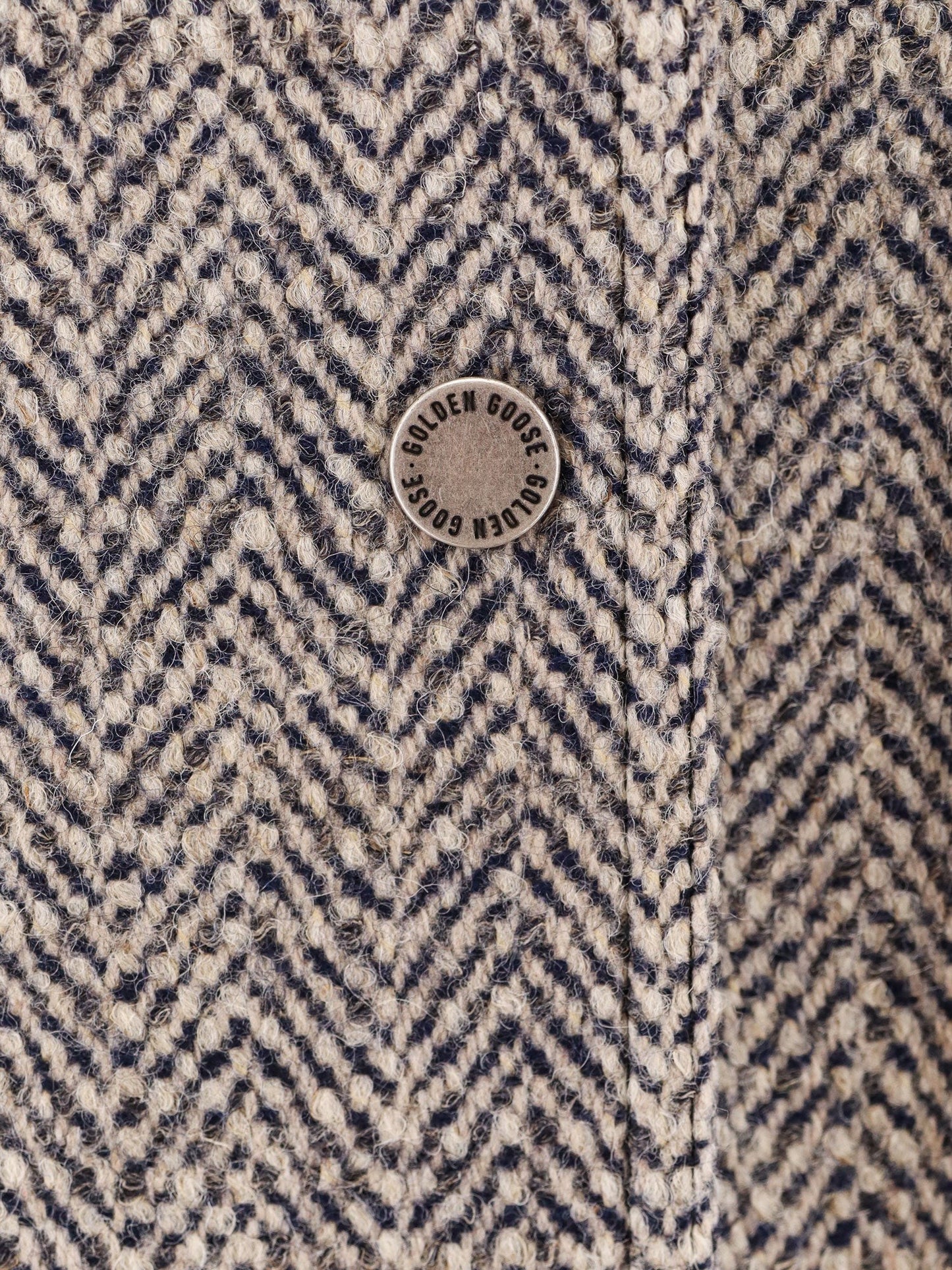 Golden Goose Deluxe Brand Herringbone fabric jacket