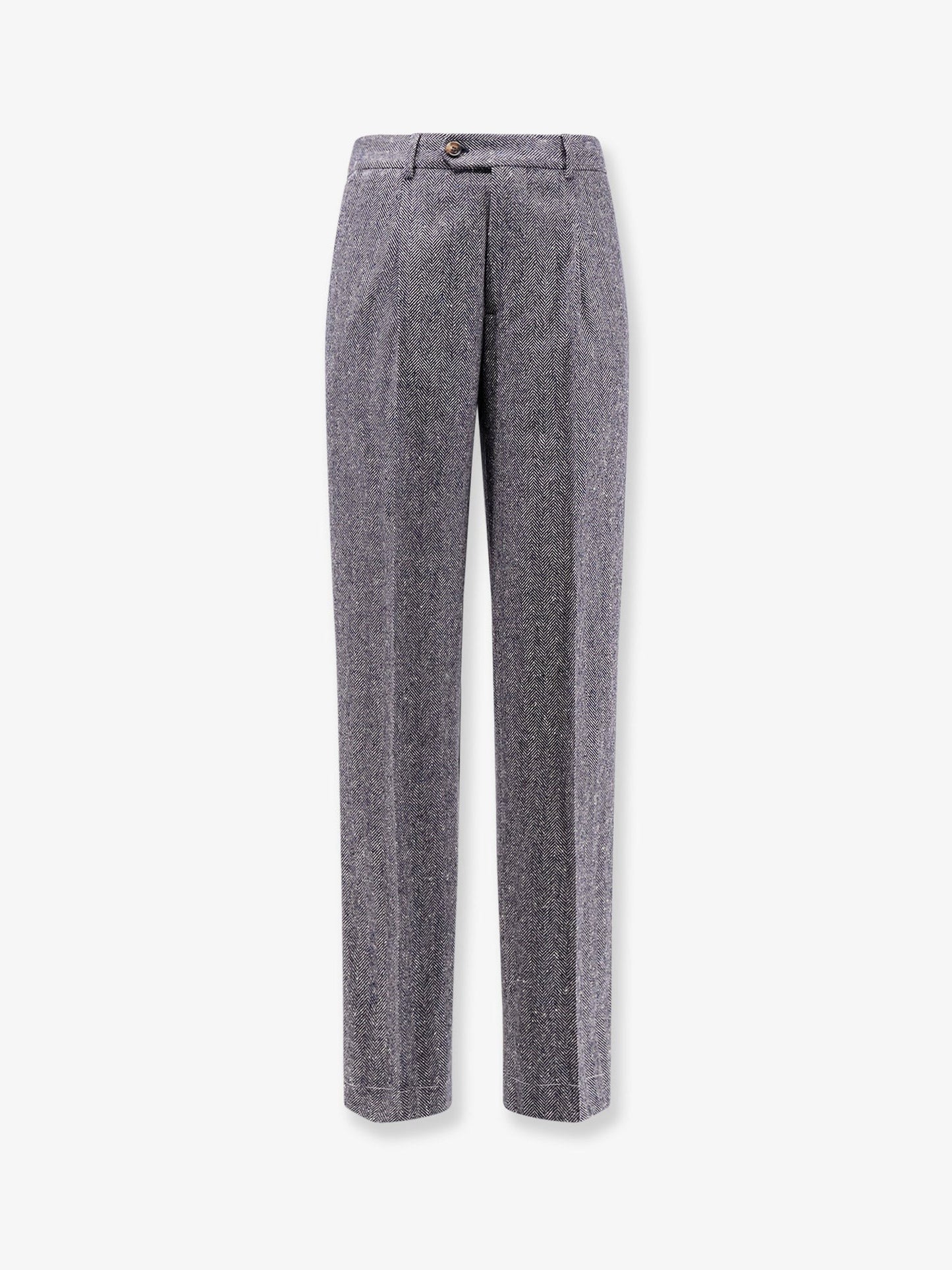 Brunello Cucinelli Herringbone wool and cashmere trousers