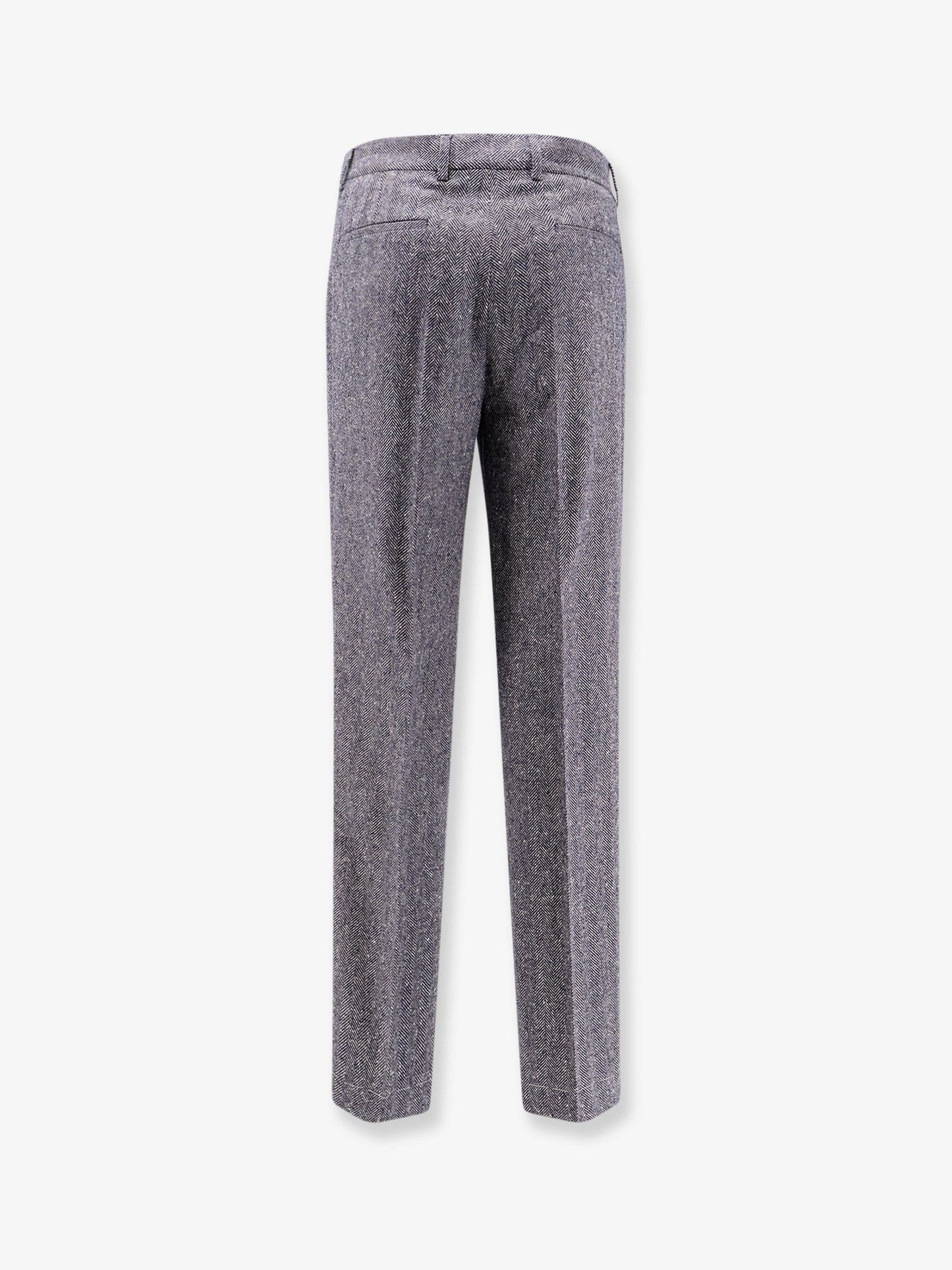 Brunello Cucinelli Herringbone wool and cashmere trousers