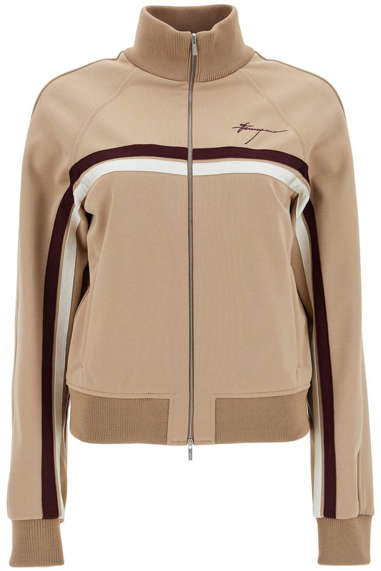 Ferragamo high-neck sweatshirt with zipper