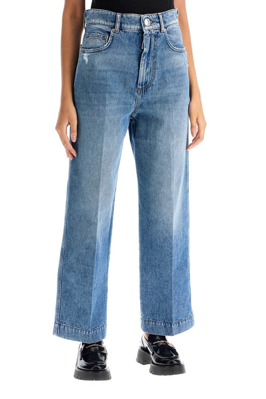 Sportmax high-waisted cropped denim jeans