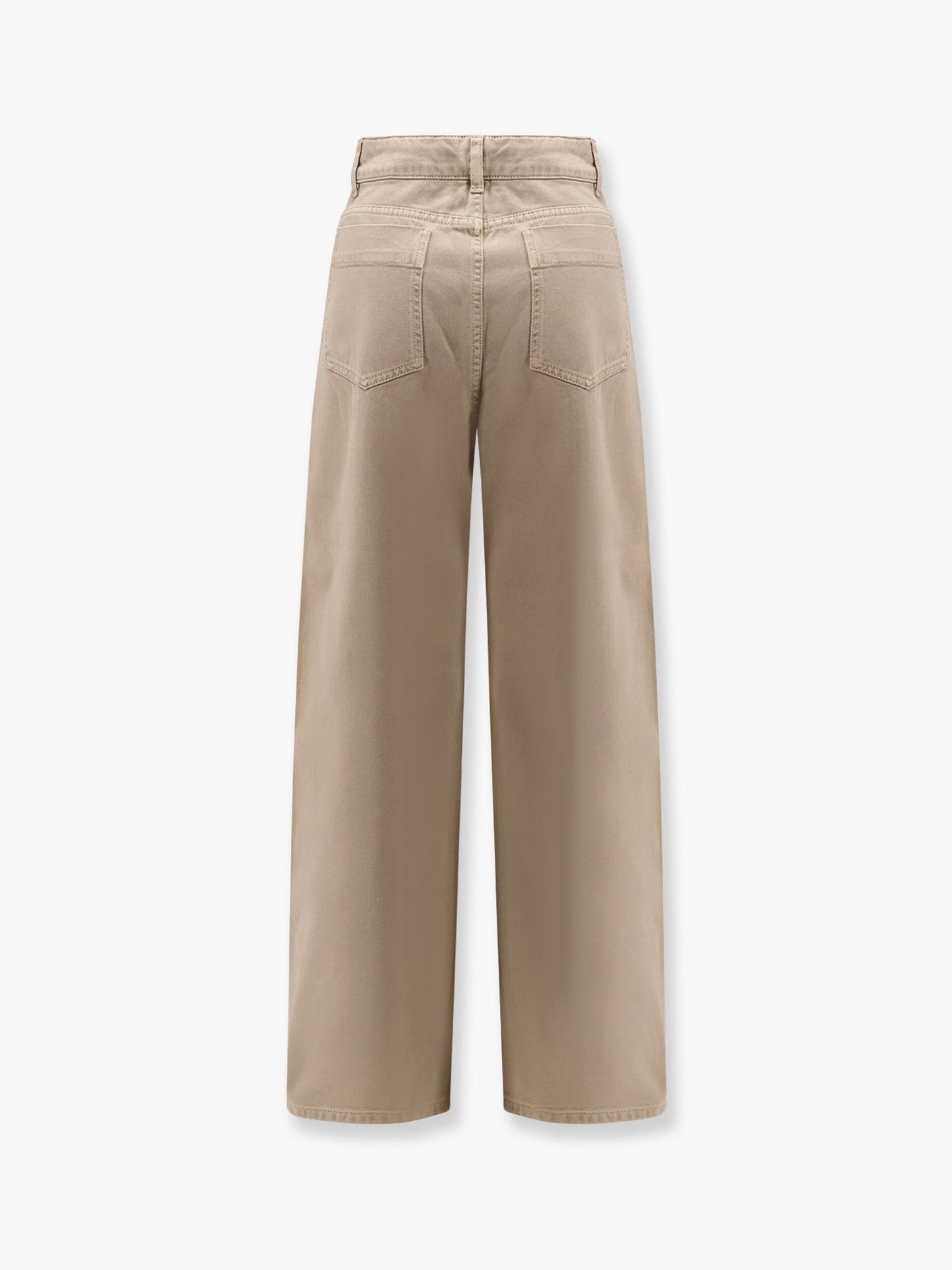 LEMAIRE High waisted curved denim trouser
