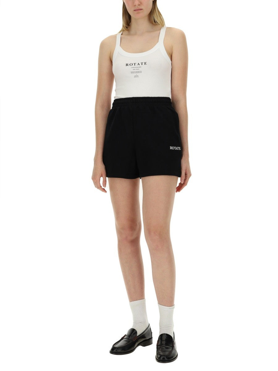 ROTATE BIRGER CHRISTENSEN HIGH WAISTED SHORTS