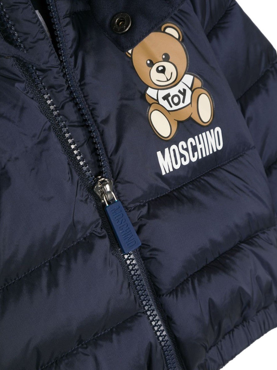 Moschino hooded down jacket