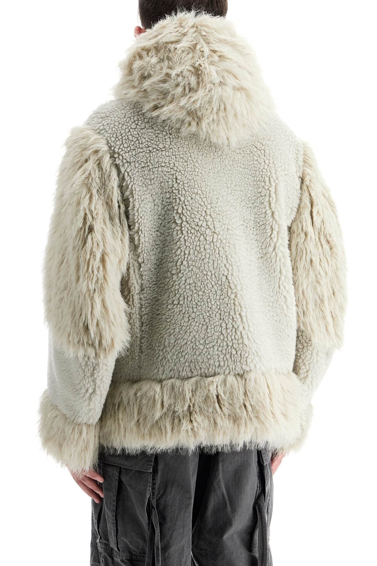 SACAI hooded fleece jacket with hood