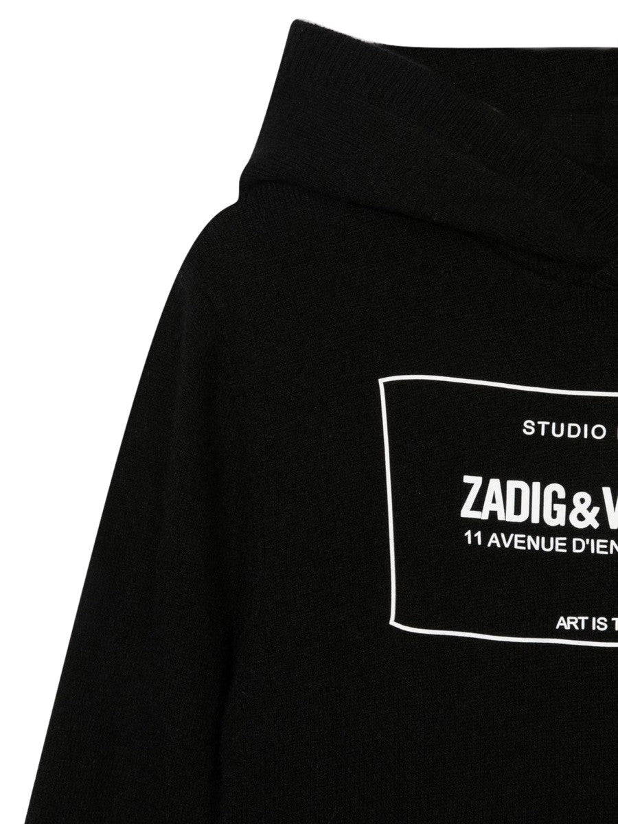 ZADIG&VOLTAIRE HOODED PULLOVER