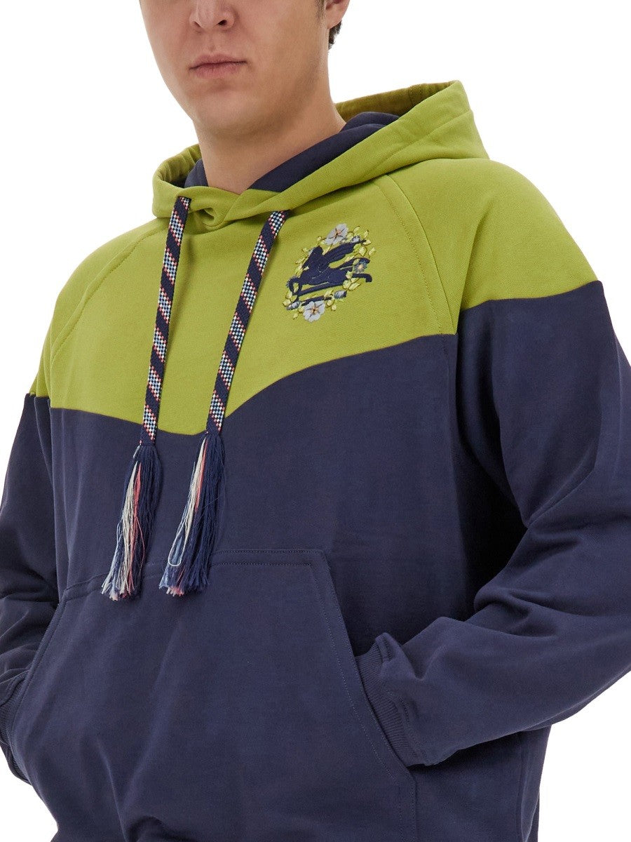 Etro HOODED SWEATSHIRT WITH LOGO