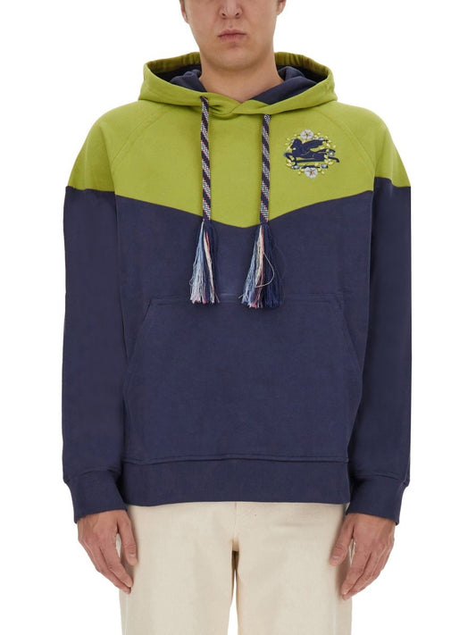 Etro HOODED SWEATSHIRT WITH LOGO