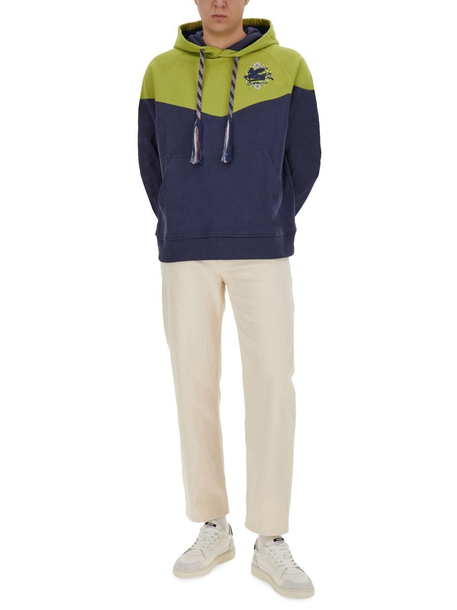 Etro HOODED SWEATSHIRT WITH LOGO