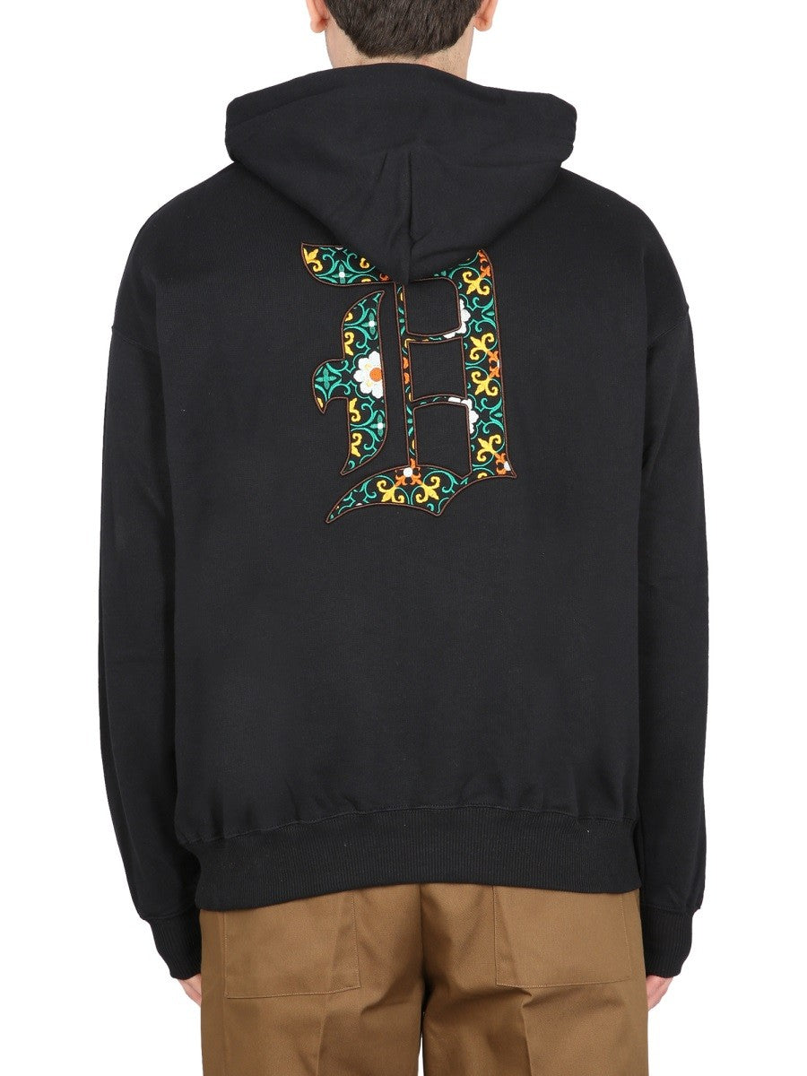 Drole De Monsieur HOODED SWEATSHIRT WITH LOGO