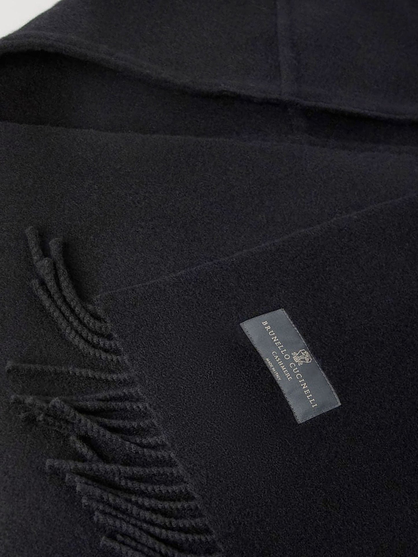 Brunello Cucinelli Hooded wool and cashmere scarf