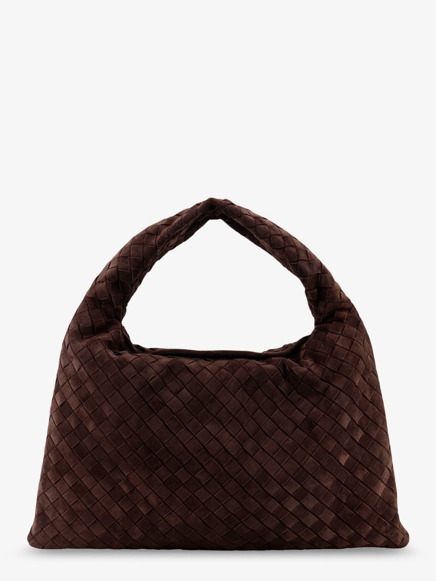 Bottega Veneta Hop Intrecciato suede shoulder bag