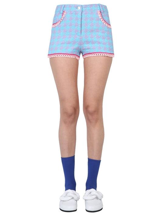 Moschino HOUNDSTOOTH SHORTS