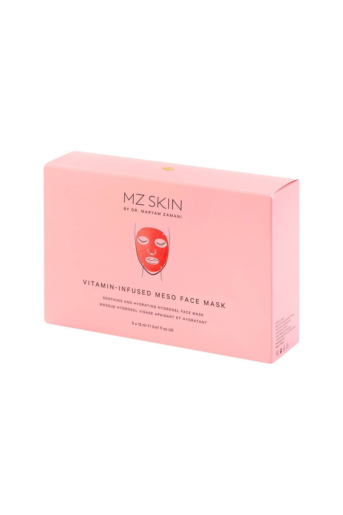 MZ SKIN hydrating and soothing hydrogel face mask 5 pieces of 12 ml