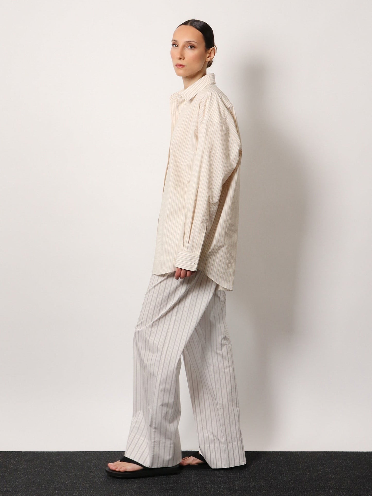 THE ROW Hypnosta organic cotton trousers with drawstring