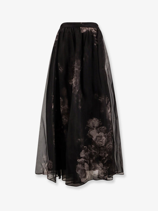 ZIMMERMANN Hypnotic Maxi Skirt silk long skirt
