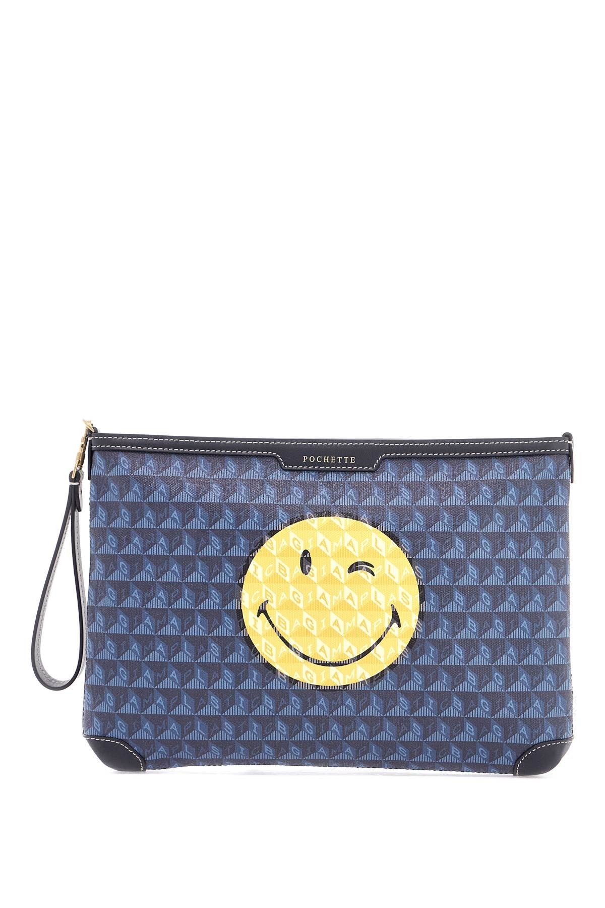 ANYA HINDMARCH i am a plastic bag eyes pochette