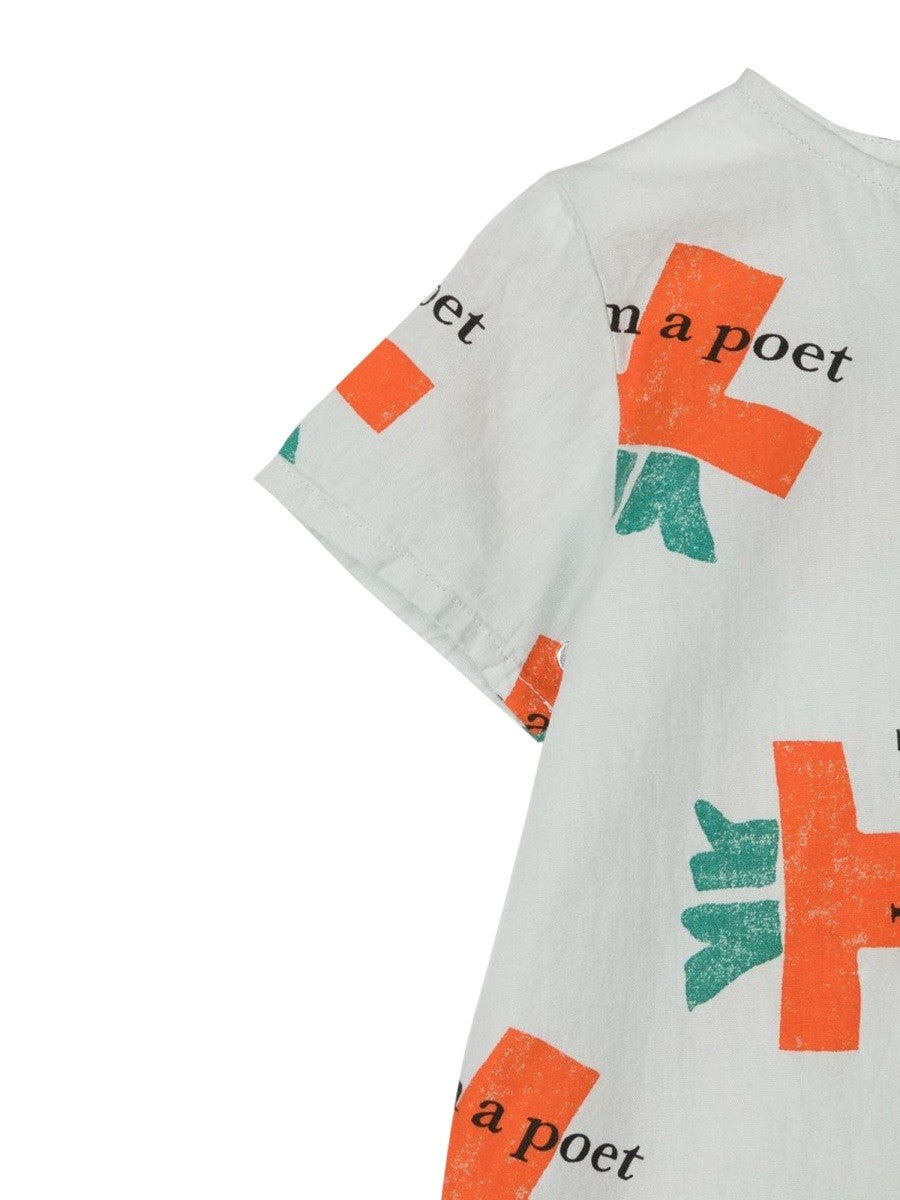 BOBO CHOSES I'M A POET ALL OVER WOVEN PLAYSUIT