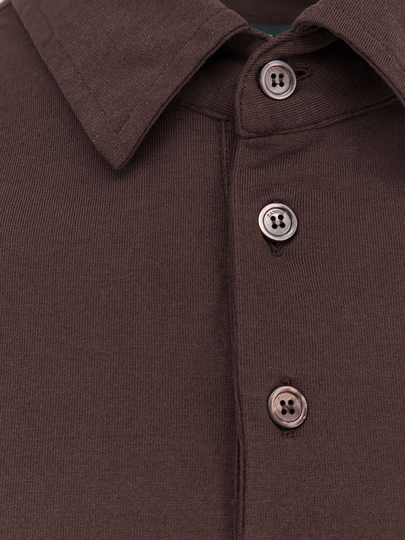 Zanone Icecotton polo shirt with lateral slits