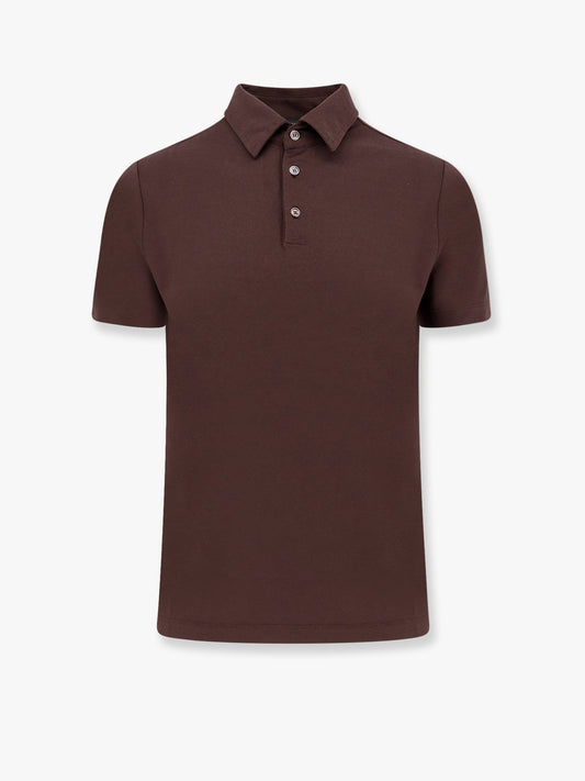 Zanone Icecotton polo shirt with lateral slits