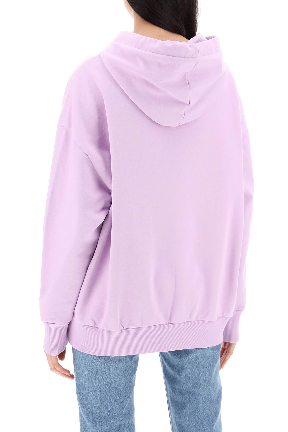 stella mccartney iconic mini heart hooded sweatshirt