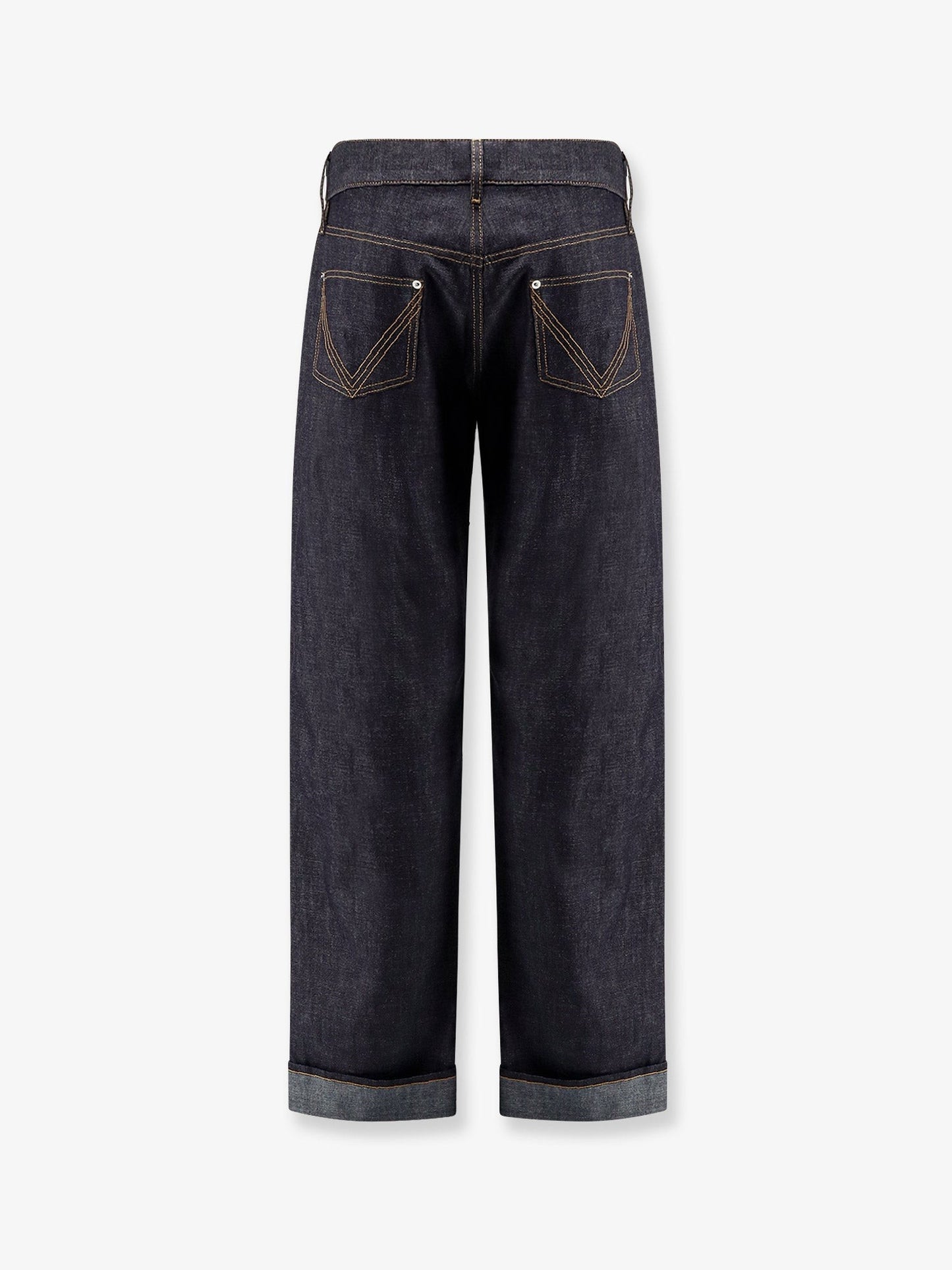Bottega Veneta Wide leg jeans with turn ups