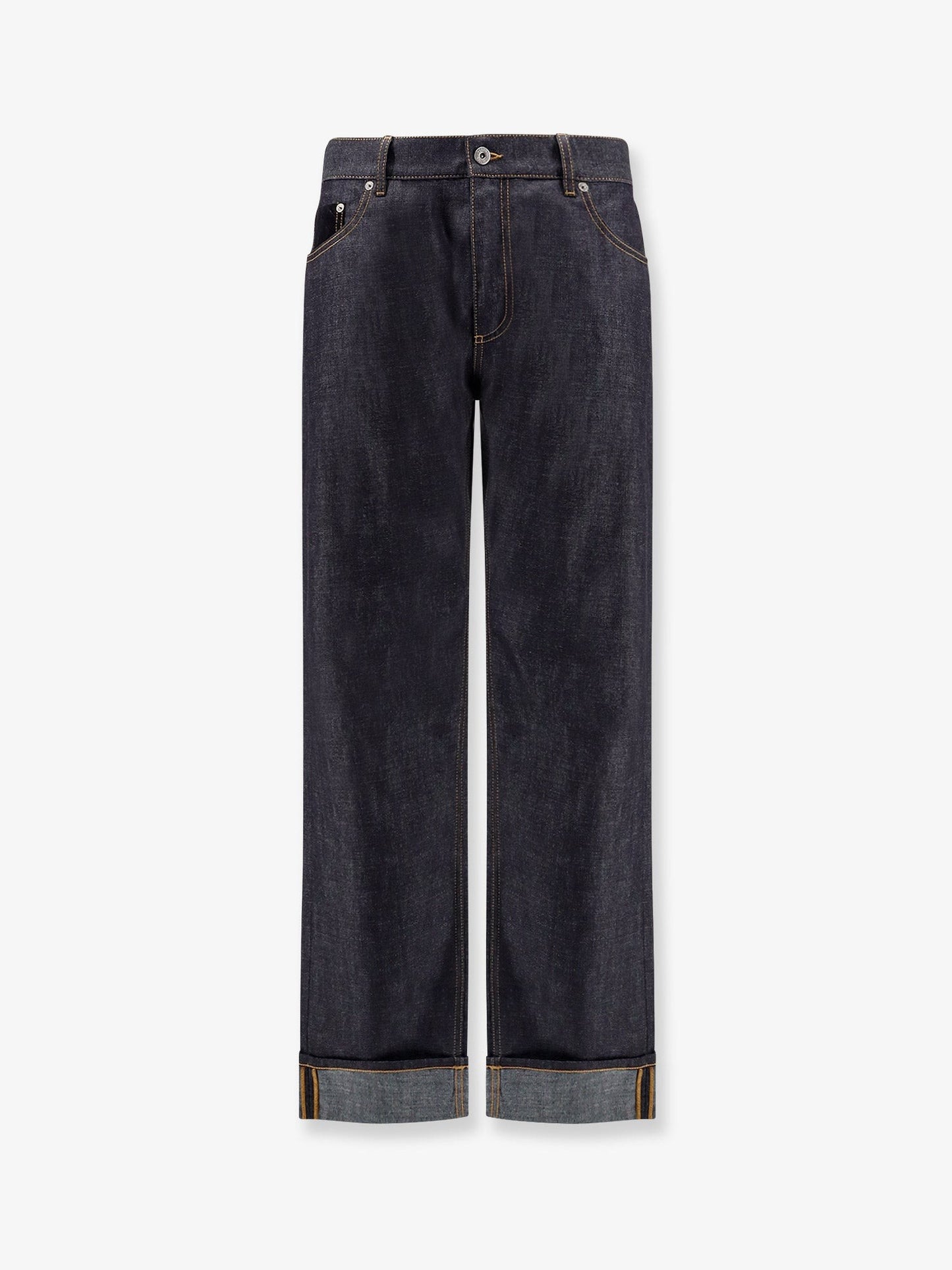 Bottega Veneta Wide leg jeans with turn ups