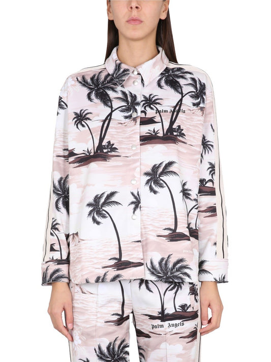 Palm Angels ISLAND PRINT SHIRT