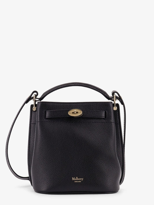 MULBERRY Islington leather bucket bag with logo