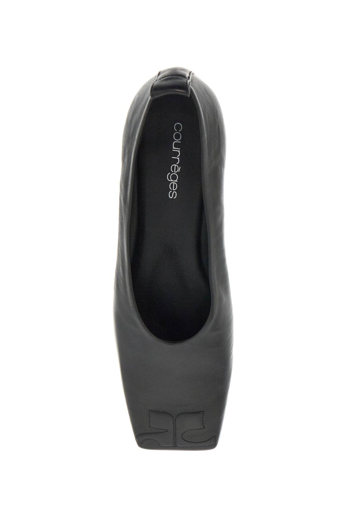 COURREGES ist leather ballet flats