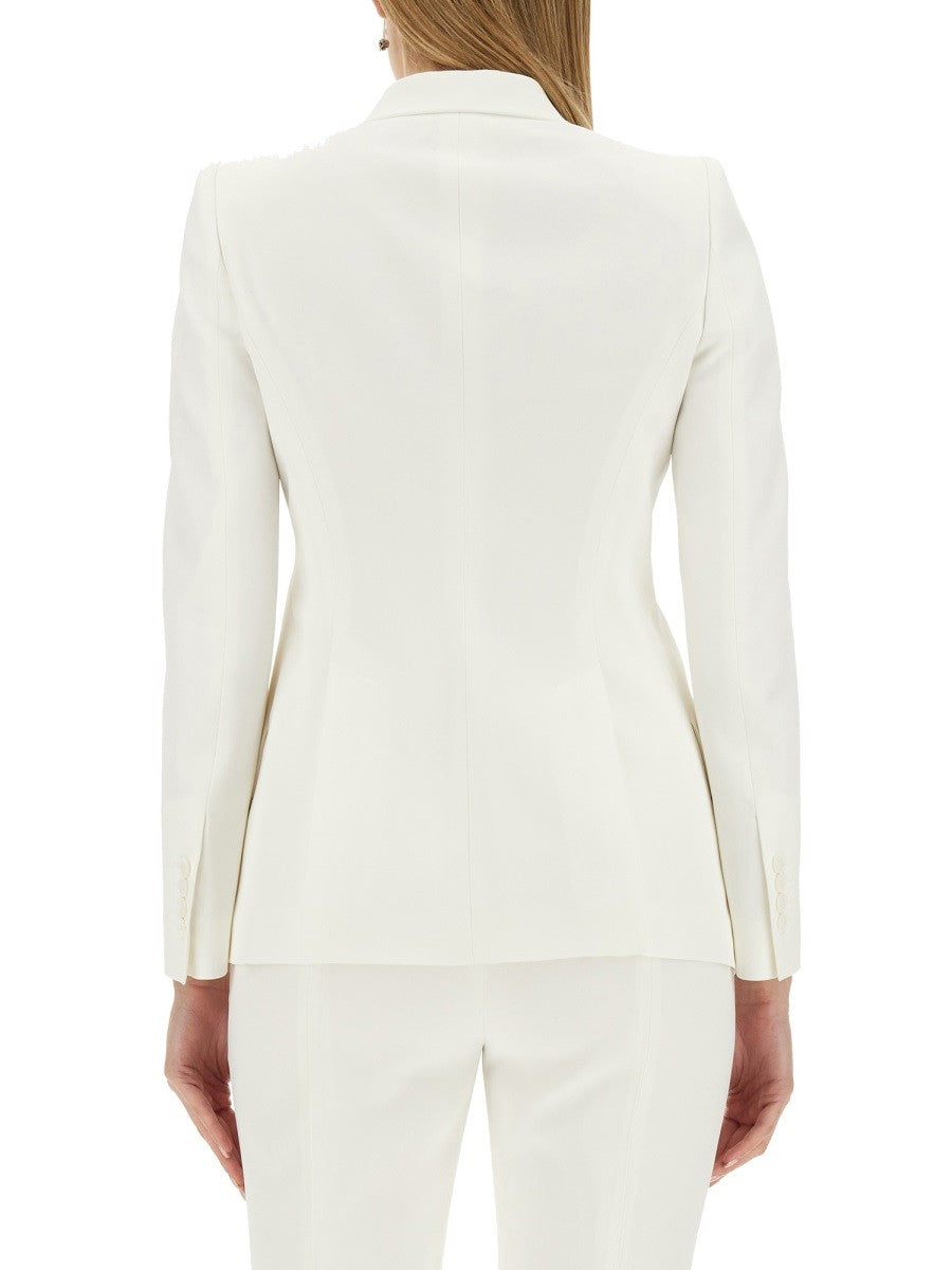 Alexander Mcqueen JACKET WITH ASYMMETRICAL HEM