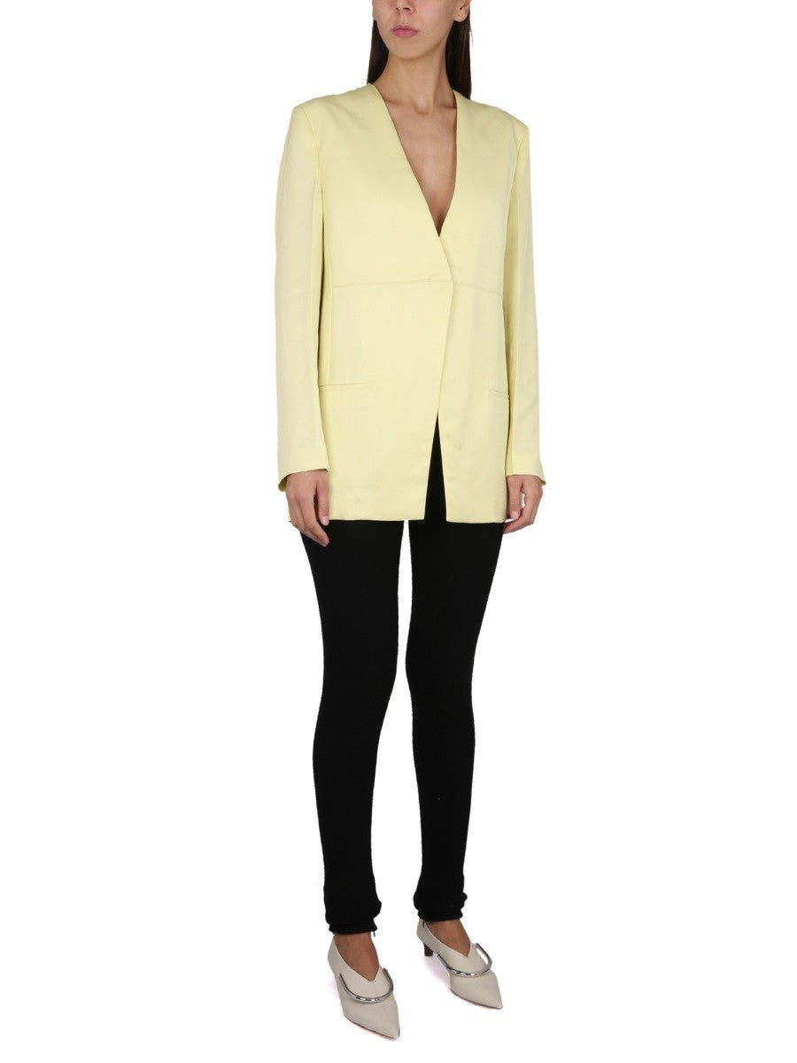 JIL SANDER JACKET WITH BACK SLIT