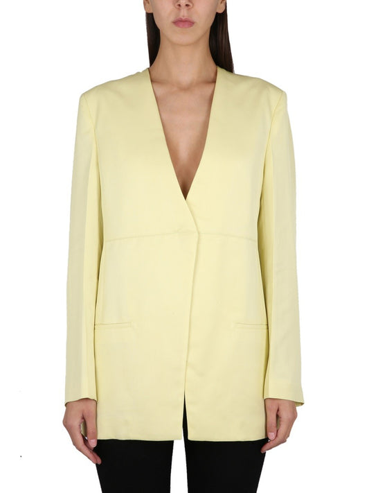 JIL SANDER JACKET WITH BACK SLIT